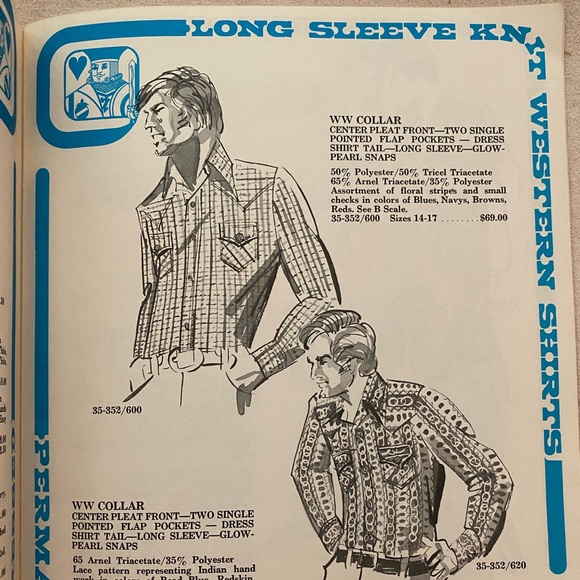 Vintage 1973 Mens Clothing Wholesale Catalog By Washington Manufacturing Co - Picture 3 of 12